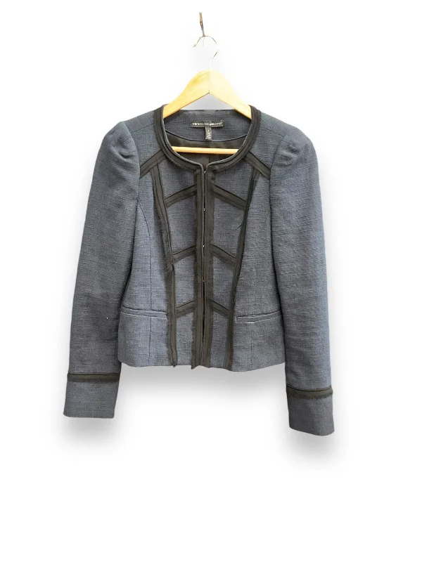 Blazer By White House Black Market In Navy, Size: Xs Sleek Men's Metallic