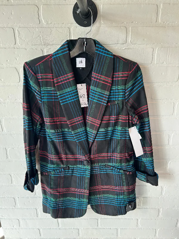 Blazer By Cabi In Black & Blue, Size: S Earthy Men's Sustainable 