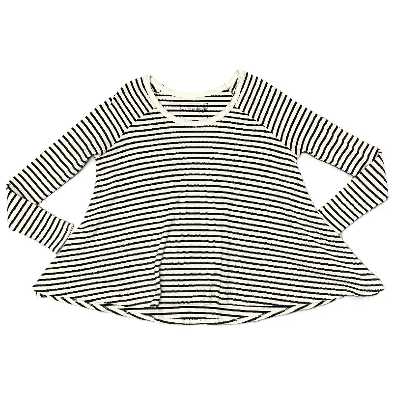 Black & White Top Long Sleeve By We The Free, Size: S Tailored