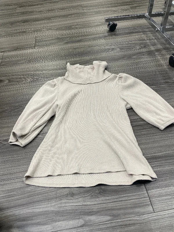 Tan Top 3/4 Sleeve Worthington, Size L Sharp Men's Italian