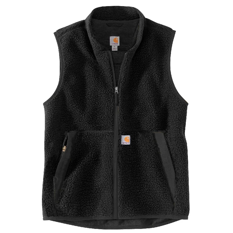 Relaxed Fit Fleece Vest Monochromatic All