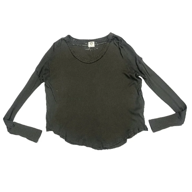 Grey Top Long Sleeve By We The Free, Size: Xs Classic Men's Pin
