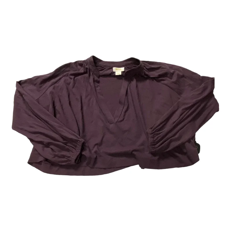 Purple Top Long Sleeve Maeve, Size Xs Refined Men's Classic 