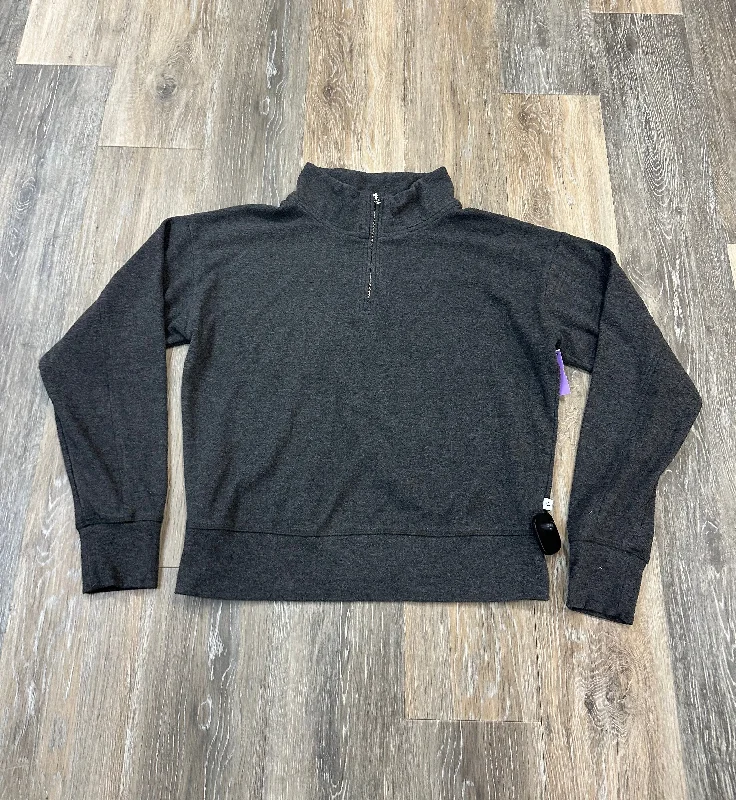 Athletic Sweatshirt Collar By 7 Diamonds In Grey, Size: Xs Confident Men's High